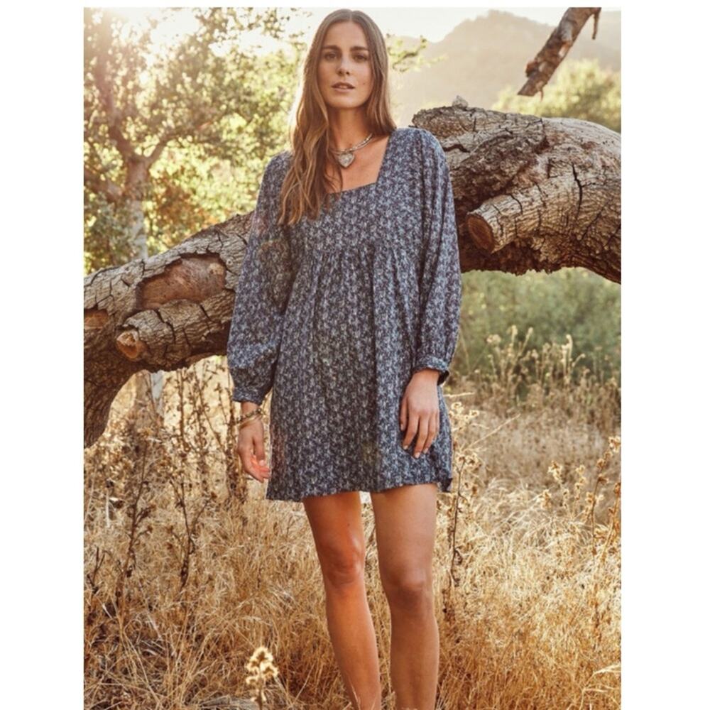 Joie Jade babydoll Dress cotton floral XS FINAL PRICE